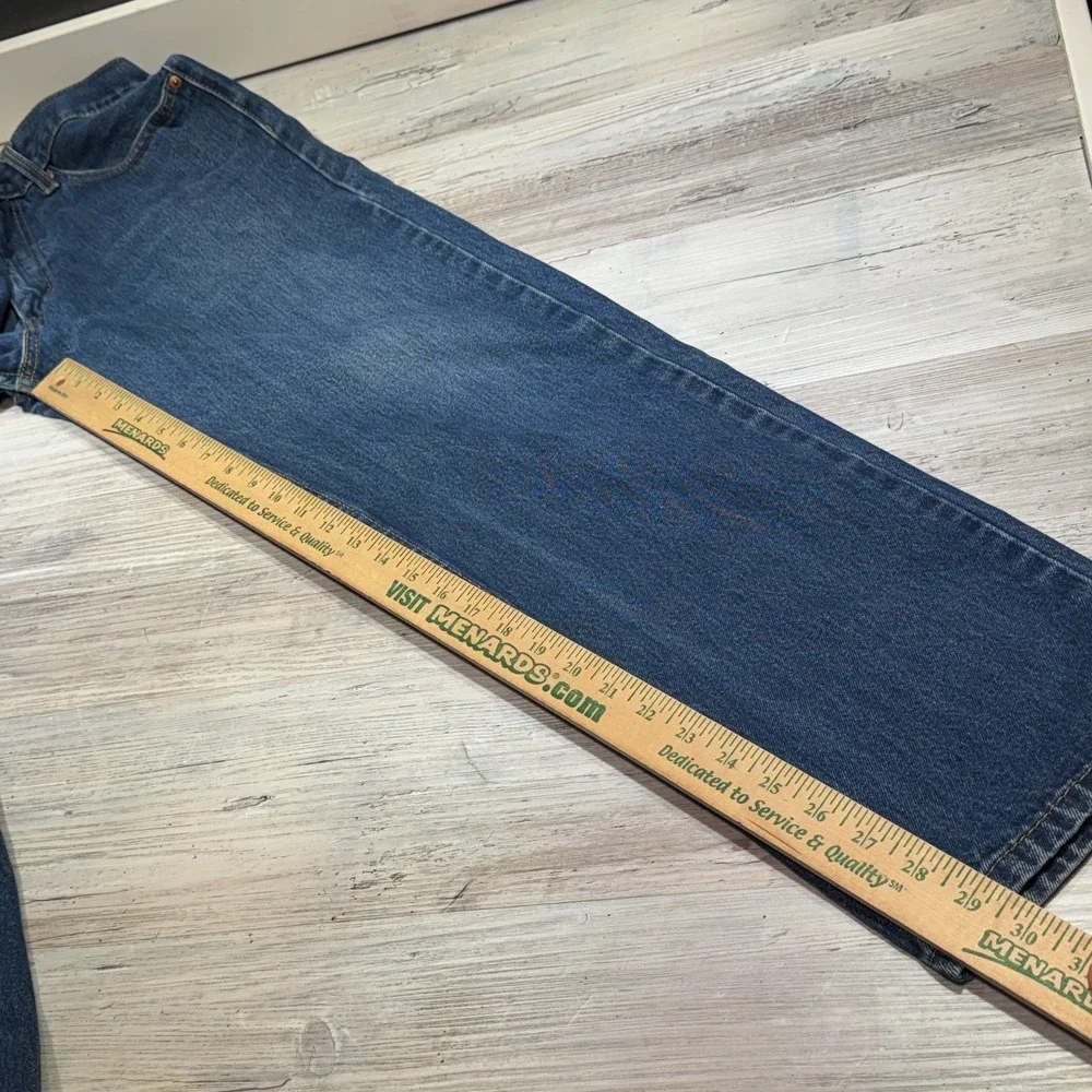 Levis 505 Jeans Mens 33x32 (Real 31x30) Blue Straight Leg Denim Work Cowboy Pant